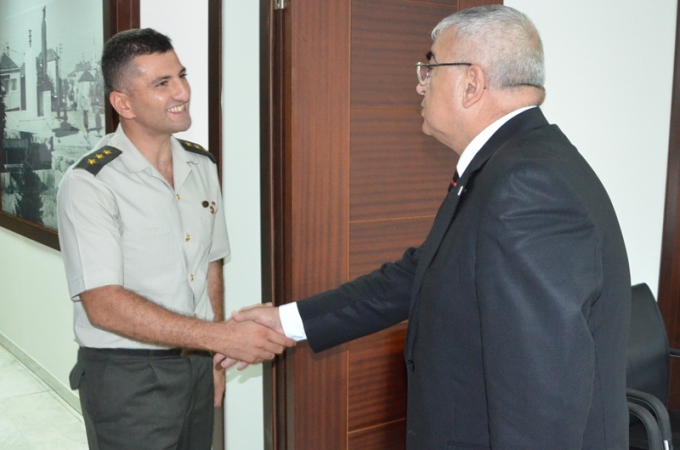 Jandarma İlçe Komutanı Serkan Gürzsoy'dan Başkan Baysan'a Ziyaret