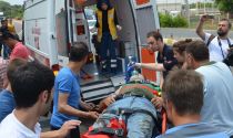 Çorlu'da Trafik Kazası : 4 Yaralı
