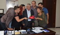 Basın Mensuplarından Başkan Baysan'a Doğum Gününde Ziyaret